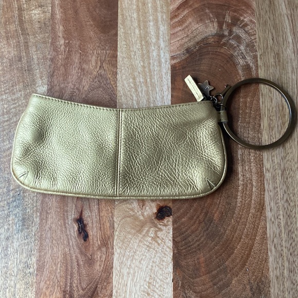 Fossil gold wristlet clutch bag - Picture 3 of 7
